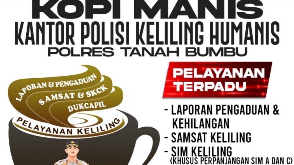 Mudah dan Dekat, Polres Tanbu Hadirkan Layanan Humanis Lewat Program “Kopi Manis”