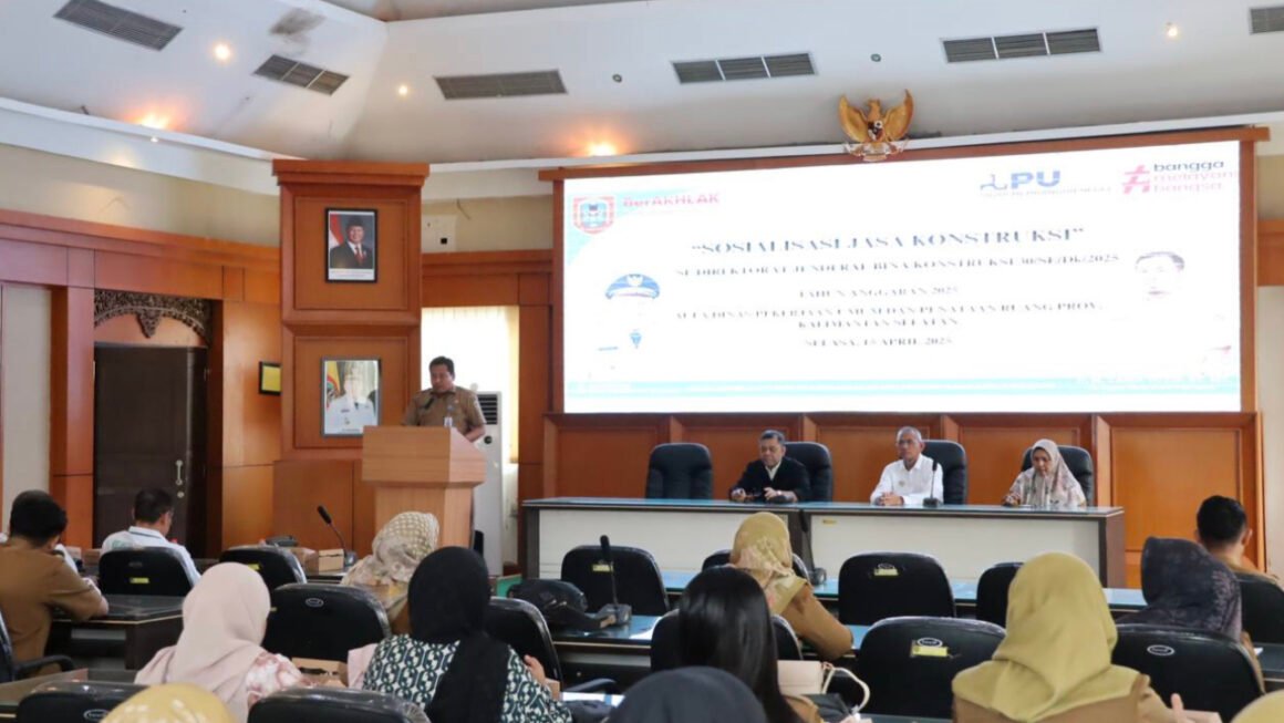 Dinas PUPR Kalsel Sosialisasikan Aturan Baru Jasa Konstruksi Tahun Anggaran 2025