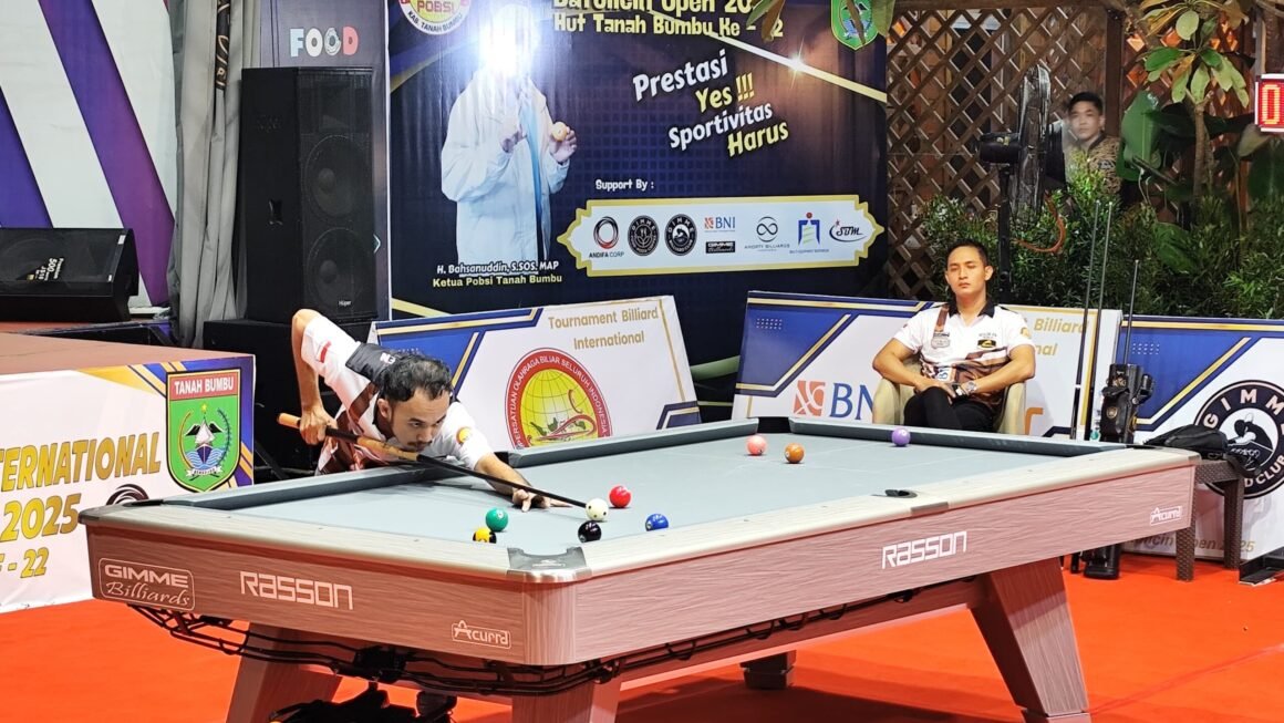 Heri TMJ Juara Batulicin Open 2025, Sabet Hadiah Billiard Terbesar di Indonesia!