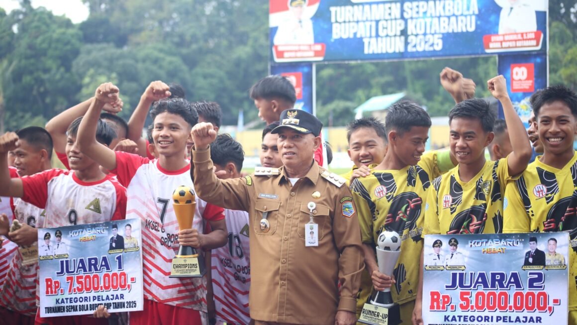 Bupati Kotabaru Tutup Bupati Cup 2025: Sportivitas Lebih Berharga dari Trofi