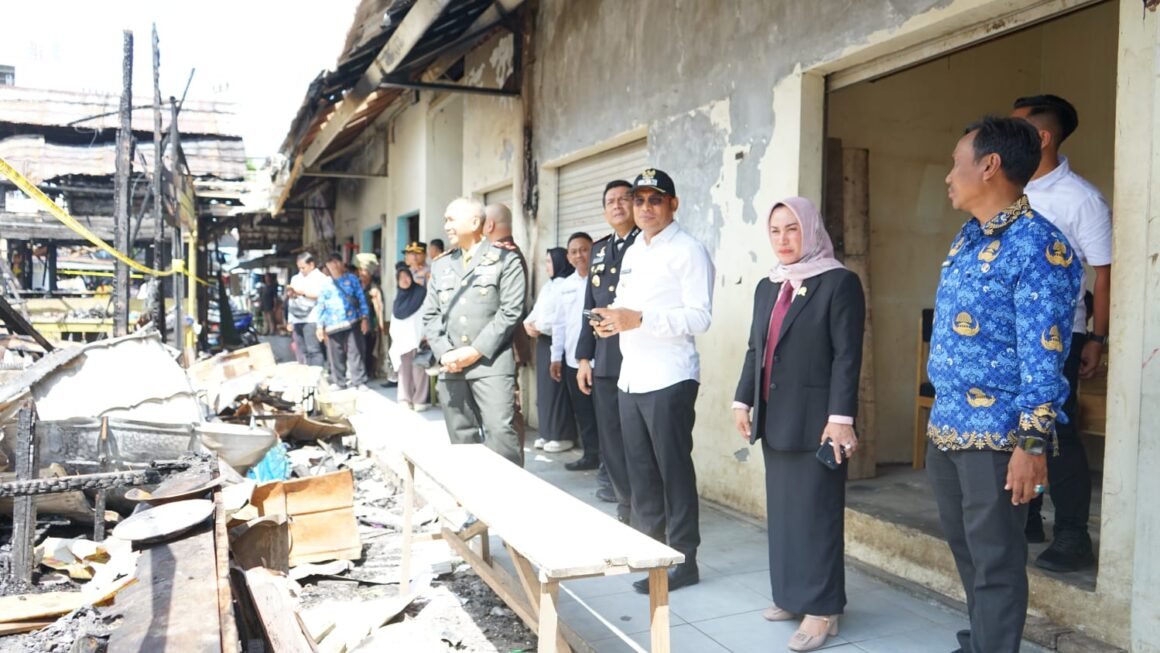 Pemkab Kotabaru Fokus Relokasi Pedagang Usai 205 Kios Pasar Kemakmuran Terbakar