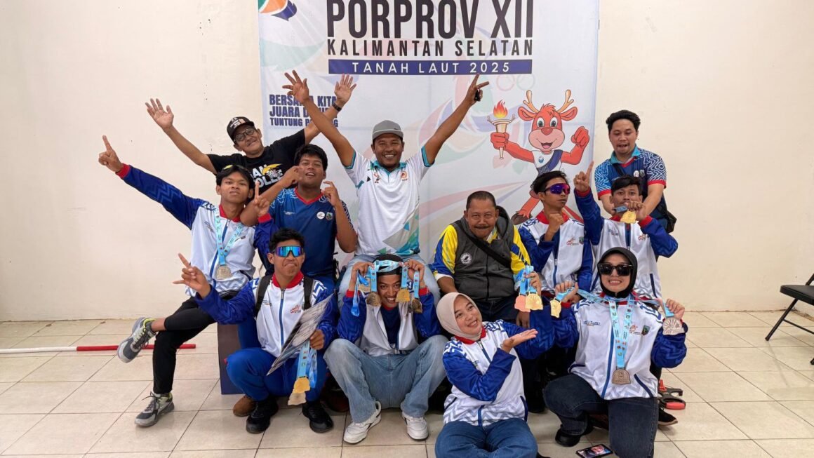⁠FASI Kotabaru Sumbang Enam Emas, Dongkrak Perolehan Medali Kontingen di Porprov XII