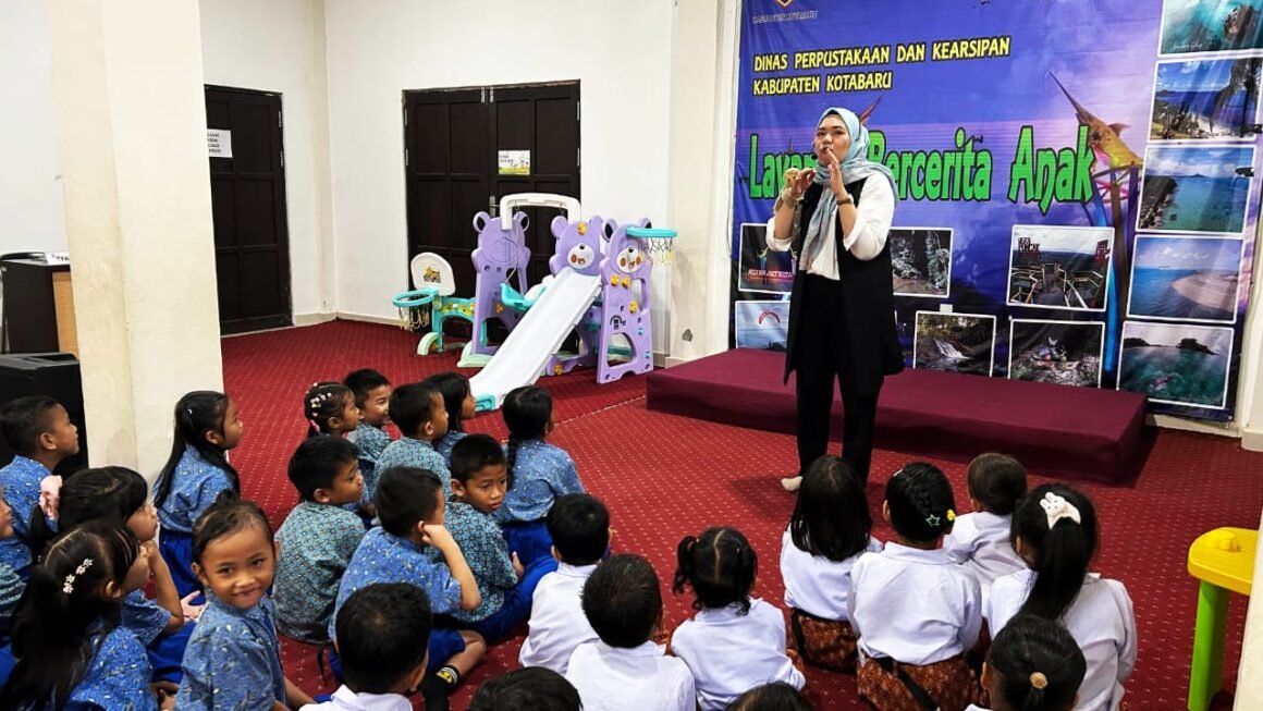 Dispersip Kotabaru Gelar Storytelling, Tingkatkan Literasi Anak