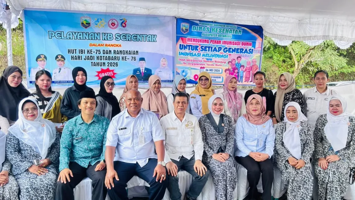 Peringati HUT IBI, Kotabaru Gelar Layanan KB Gratis dan Imunisasi